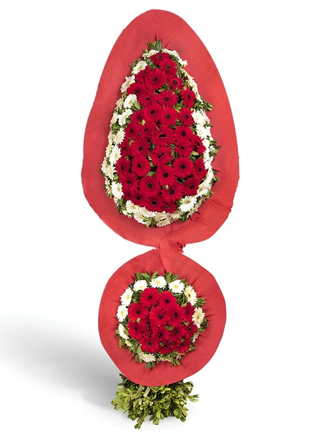 Kırmızı Uygun Fiyatlı Çelenk